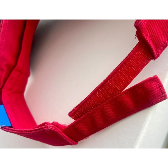 Disney Minnie Mouse Red & Black Visor Hat For Woman or Older Kids - Picture 9 of 11